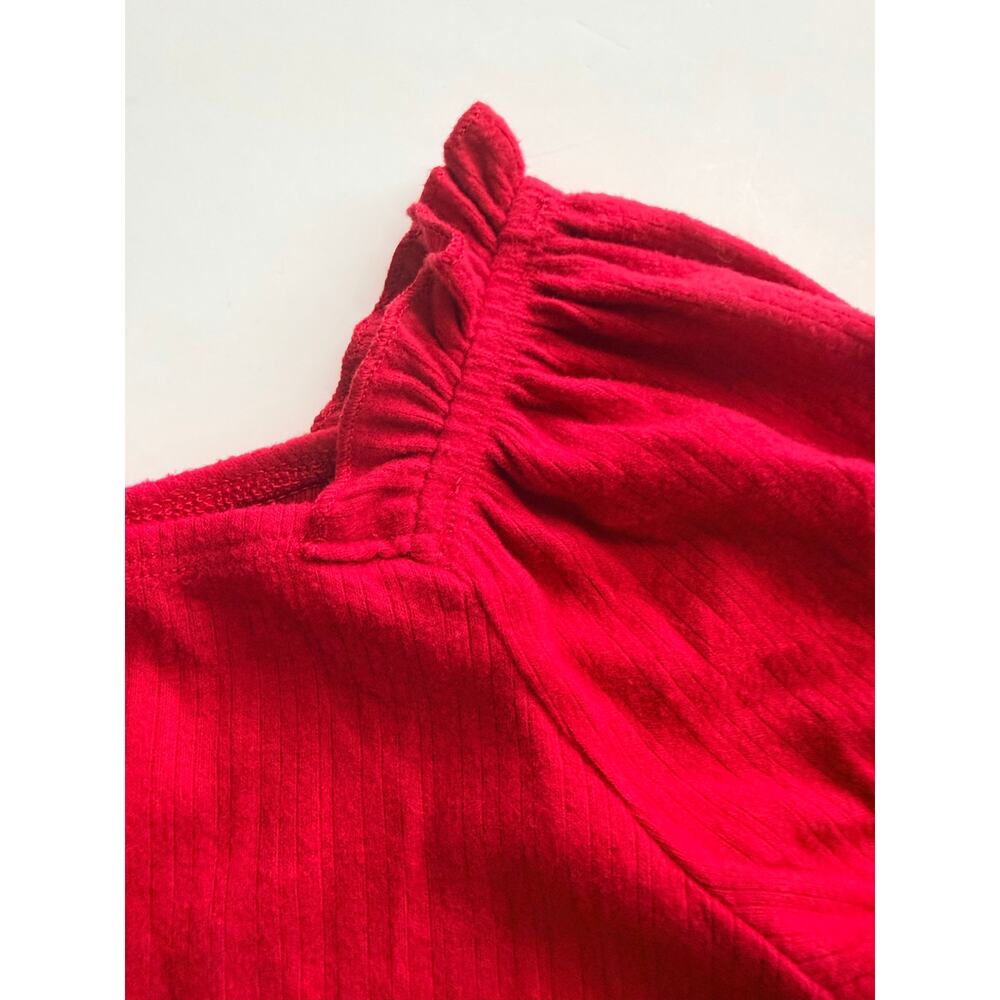 Art Class Girls Red Long Sleeve Square Neck Top – Size L (10/12) - Picture 5 of 7